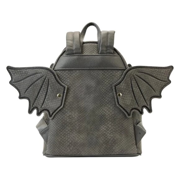Loungefly DreamWorks How To Train Your Dragon Toothless Grey Cosplay Mini Backpa